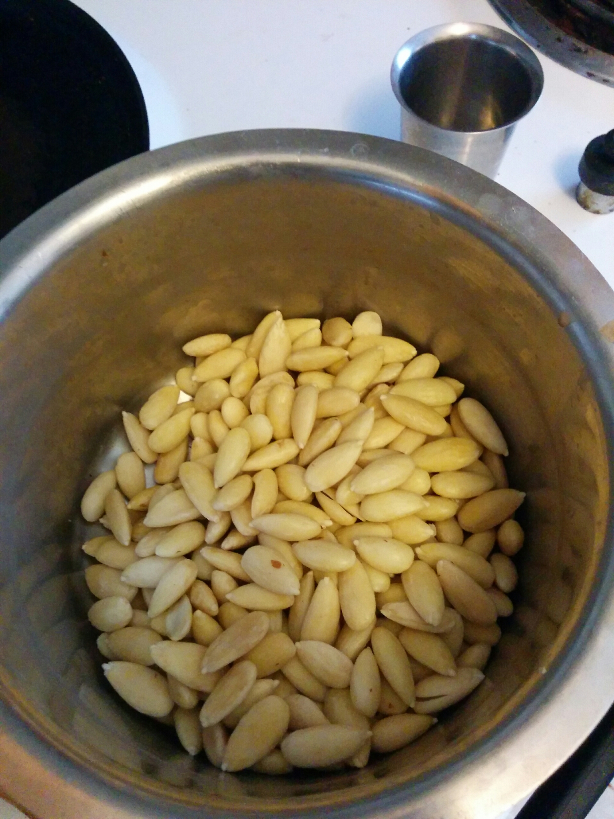 peeled almonds